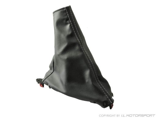MX-5 Handbremshebel- Sack aus Kunstleder silberne Naht